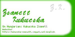 zsanett kukucska business card